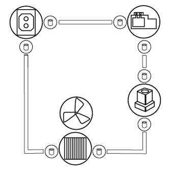 Diagramm Wasserkühlung