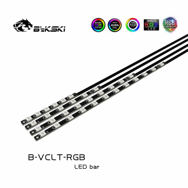 12v Water Block RGB LED Strip - 200mm (B-VCLT-200X12RGB)