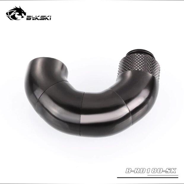 180° Snake Winkel Schwarz