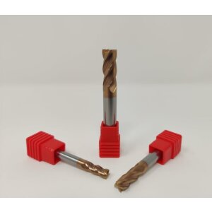 Schaftfräser Z=4 TiSiN Beschichtung VHM 55HRC
