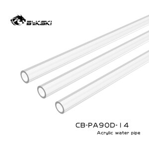 PMMA tube (14mm) - Prebend 500x200 mm (CB-PA90D-14-90)