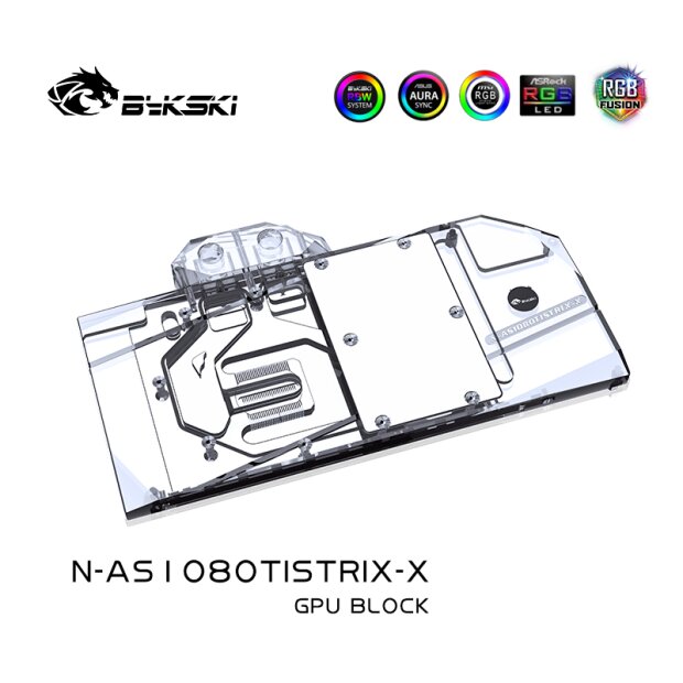 GPU Fullcover Asus Strix 1080(TI)/70/60