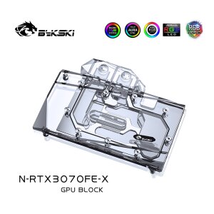 Nvidia RTX 3070 / 3060TI FE Acryl (avec plaque arrière)