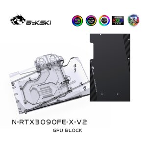 Nvidia RTX 3090 FE Acryl  (avec plaque arrière)