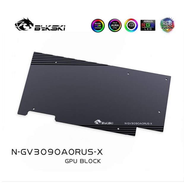BYKSKI Gigabyte 3080 3090 AORUS Master Backplate)
