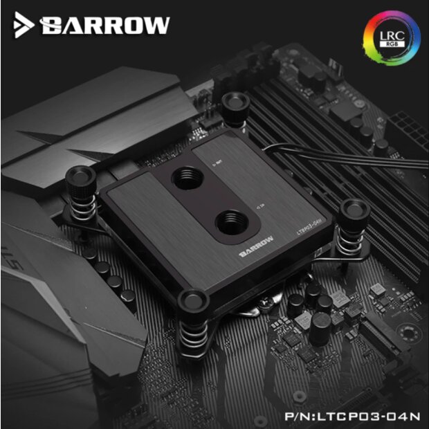 Barrow CPU water block pour plateforme INTEL (édition POM)