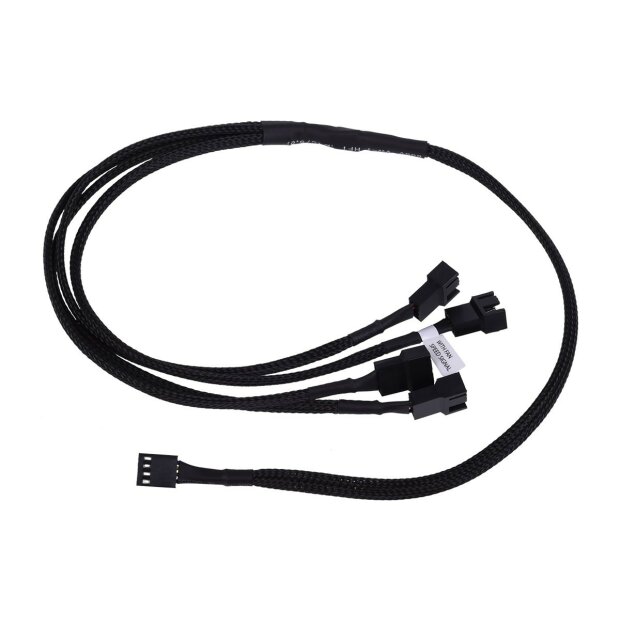 Phobya Y-cable 4Pin PWM to 4x 4Pin PWM 60cm - black