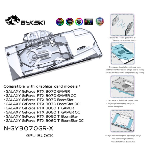 Galax / KFA² Gamer OC 3070 / 3060 (inkl. Backplate)