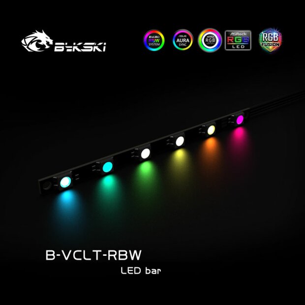 5v Water Block RBW LED Strip - 100mm (B-VCLT-100X6RBW-V2)