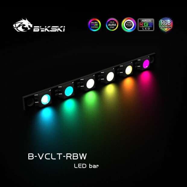 5v Water Block RBW LED Strip - 70mm (B-VCLT-70X6RBW)