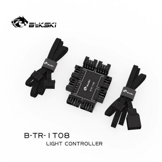 Bykski 5v RBW LED Splitter 1->8
