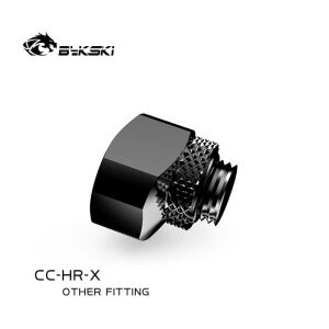 Rotary Adapter G1/4 Offset Black