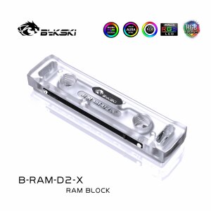Memory waterblock Dual Channel with 5v Addressable RGB (RBW) (B-RAM-D2-X)