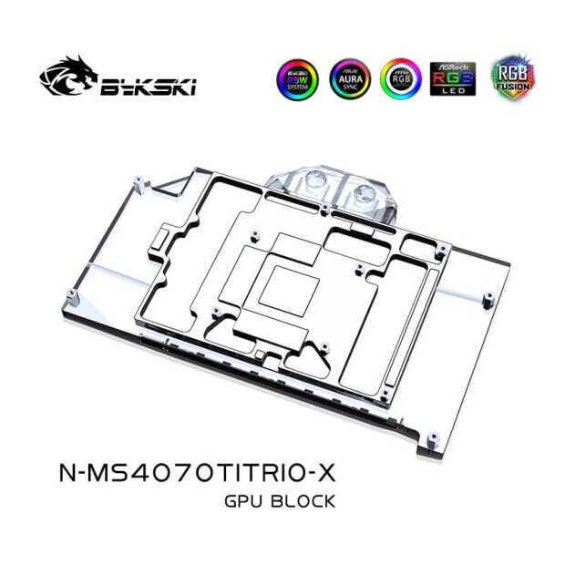 MSI 4070 Ti TRIO / Suprim X (inkl. Backplate)