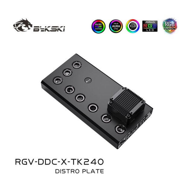 Bykski Universal Distro Plate 240mm