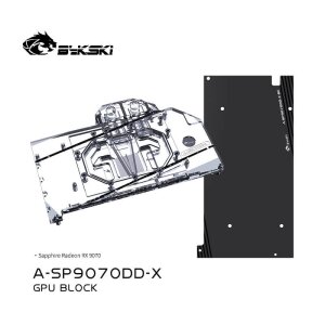 BYKSKI RX 9070 Sapphire Pulse with Backplate