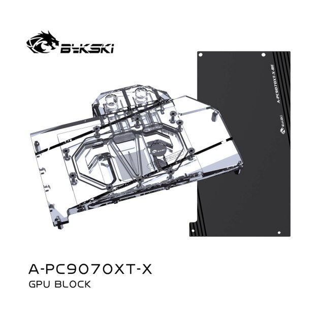 BYKSKI RX 9070 XT Hellhound with Backplate