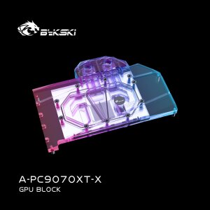 BYKSKI RX 9070 XT Hellhound with Backplate