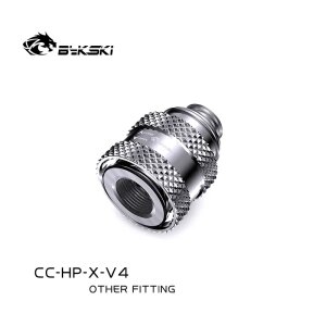 Ablassventil Male to Female -  Silber