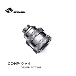 Ablassventil Male to Female -  Silber