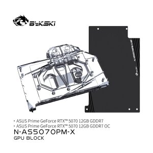 BYKSKI Geforce RTX 5070 ASUS Prime mit Backplate