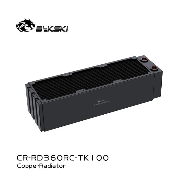 Bykski 360mm Radiator D100 Full Copper (CR-RD360RC-TK100)