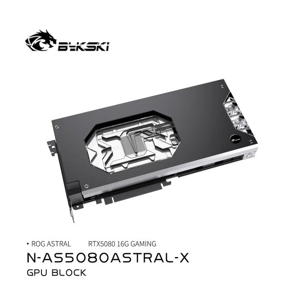 BYKSKI Geforce RTX 5080 ROG Astral with Backplate