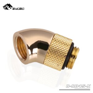 45-Degree Rotary Fitting (Gold)