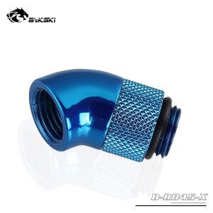 45-Degree Rotary Fitting (Blue)