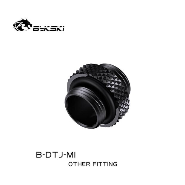 Adapter G1/4 (Male/Male) Kurz Schwarz