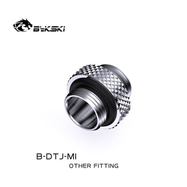 Adapter G1/4 (Male/Male) Kurz Silber
