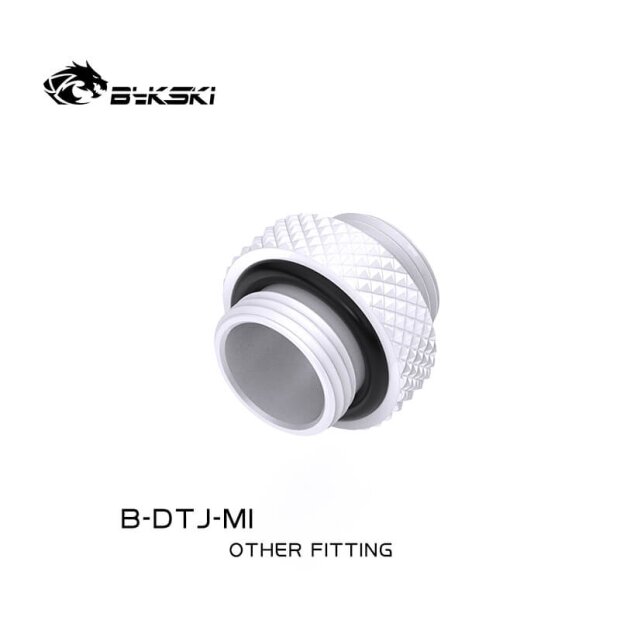 Adapter G1/4 (Male/Male) Kurz Weiß