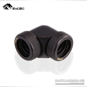 90-Degree Angle Fitting with 14mm OD (Black)