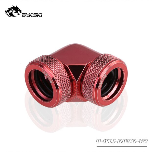 90-Degree Angle Fitting with 14mm OD (Red)