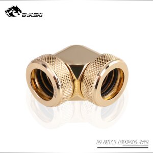 90-Degree Angle Fitting with 14mm OD (Gold)