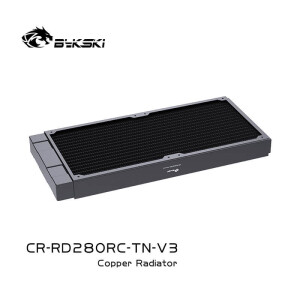 Bykski 280mm Radiator D30 Full Copper